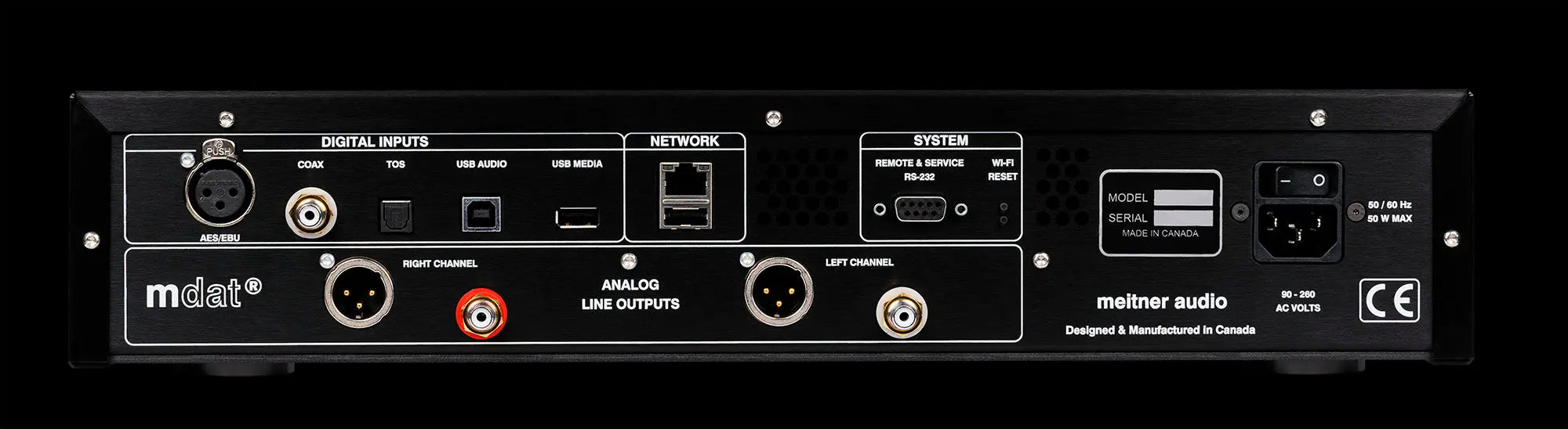 Meitner Audio MA3i 2 Channel D/A Converter with Streamer and Volume Control