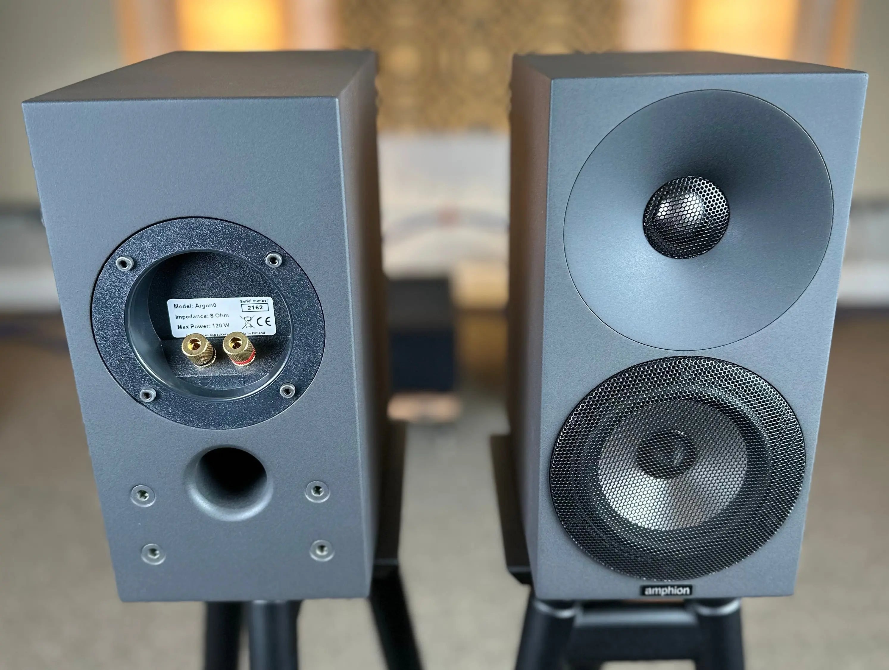 Demo Amphion Argon0 Desktop Loudspeakers in Black - Pair
