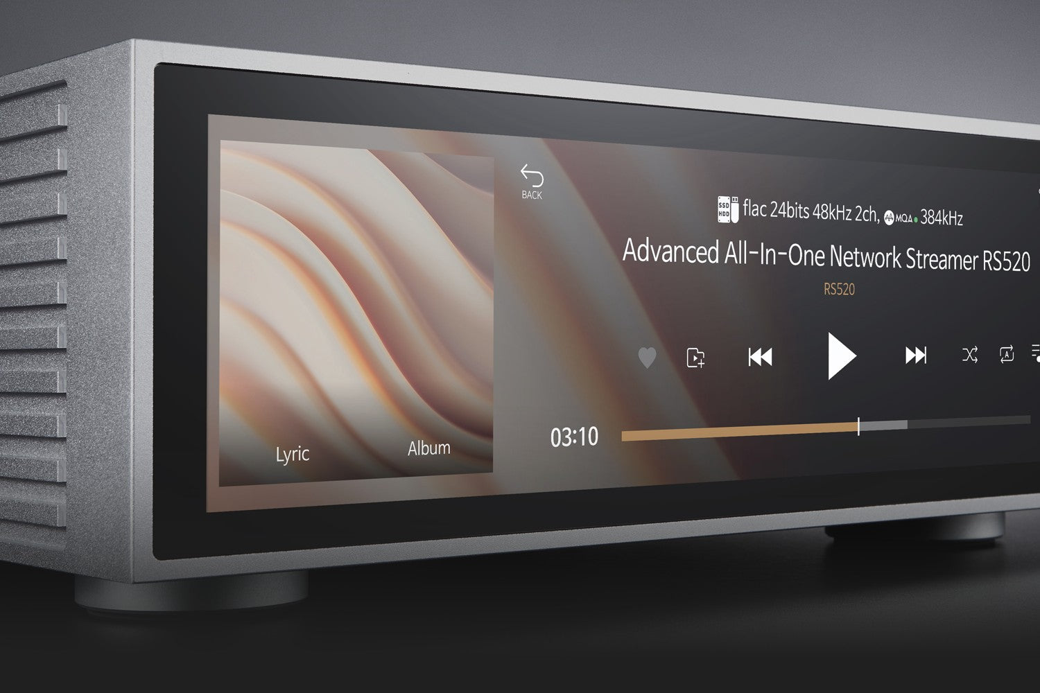 HiFi Rose RS520 Integrated Amplifier and Media Streamer