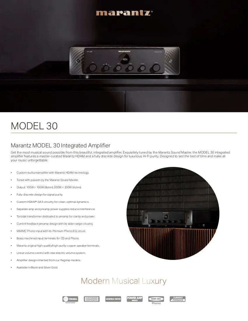 Marantz Model 30 Integrated Amplifier
