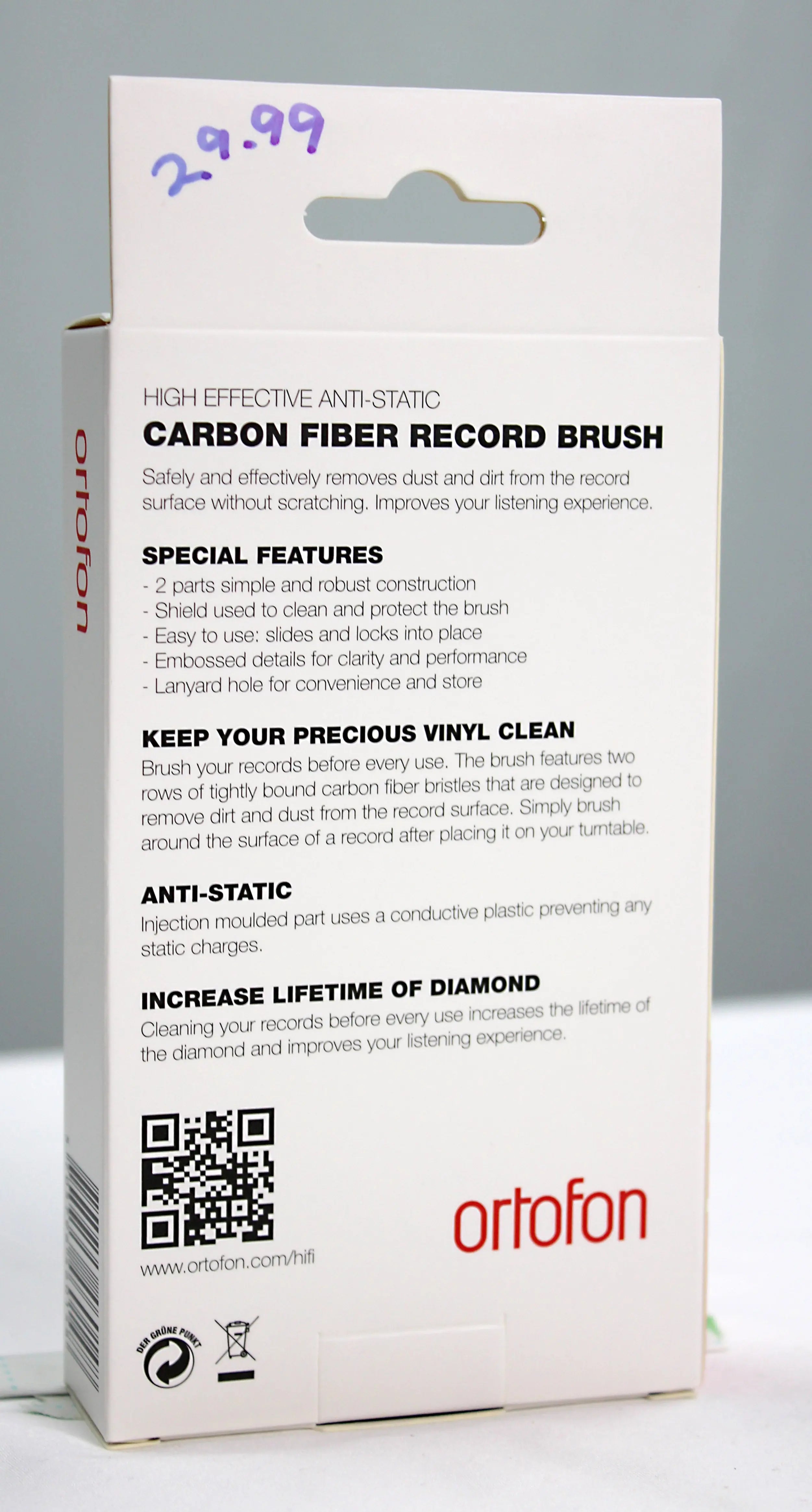 Ortofon Record Brush - Red
